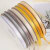 1cm Solid Color Polyester Ribbon Satin Ribbon Flower Gift Packaging Bow Ribbon Weaving Ribbon Baking Wedding Decoration Ribbon
