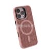 Heat Dissipation Magnetic Suction Suitable for iPhone 17 Lens Holder Phone Case Apple 16 Creative Honeycomb Mesh 15 Matte Pc