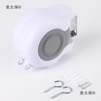 Amazon Plastic 13m Double Line Retractable Clothesline Rotating Windproof Clothes Rack 26m Double Line Clothesline