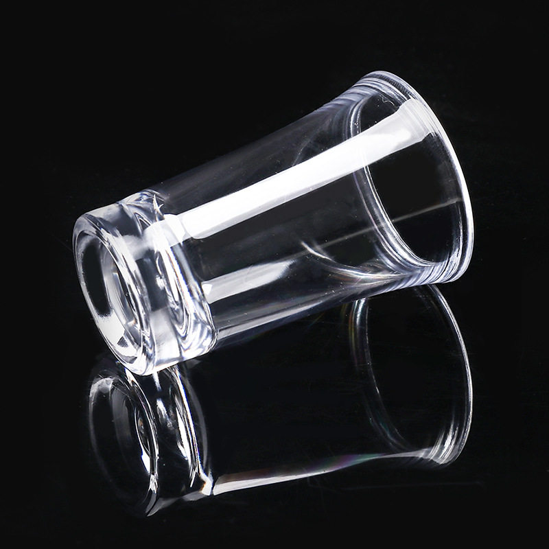 Acrylic bullet Cup spirits glass white wine glass swallow cup pc drop-resistant plastic wine glass foreign wine color 35ml