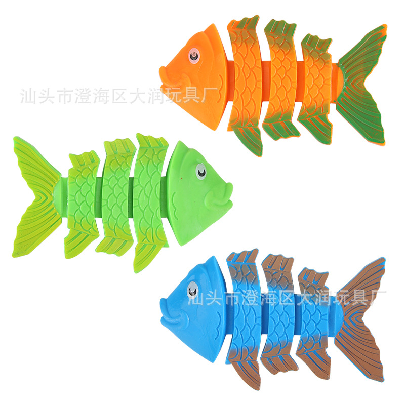 跨境亚马逊戏水潜水玩具儿童游泳池寻宝潜水鱼雷水环钻石套装玩具