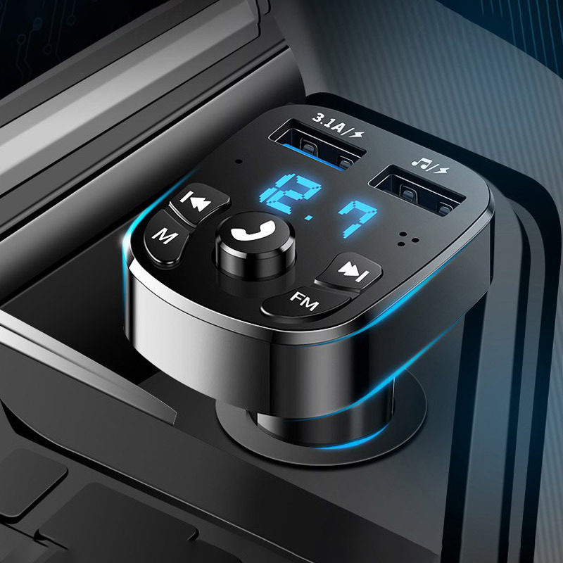 Car Charger, Mobile Phone, Bluetooth Mp3 Player, 12-24V Cigarette Lighter Conversion, Car Charger, USB Flash Charging