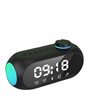 New S18 Bluetooth speaker RGB alarm clock speaker heavy subwoofer portable mini clock home desktop audio