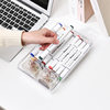 Free combination kitchen drawer partition box home finishing ps transparent plastic cosmetic drawer storage box