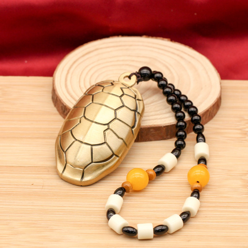 Explosive Brass Rich Armor World Turn Solid Handle Piece Rich Armor Party Lucking Turn Decorative Ornaments Turtle Shell