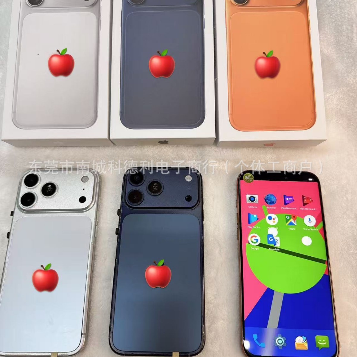 สมาร์ทโฟน i17Promax ใหม่ 4G สมาร์ทโฟนหน้าจอขนาดใหญ่แปดคอร์ ส...