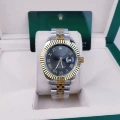 Log imitation mechanical roman gold and black