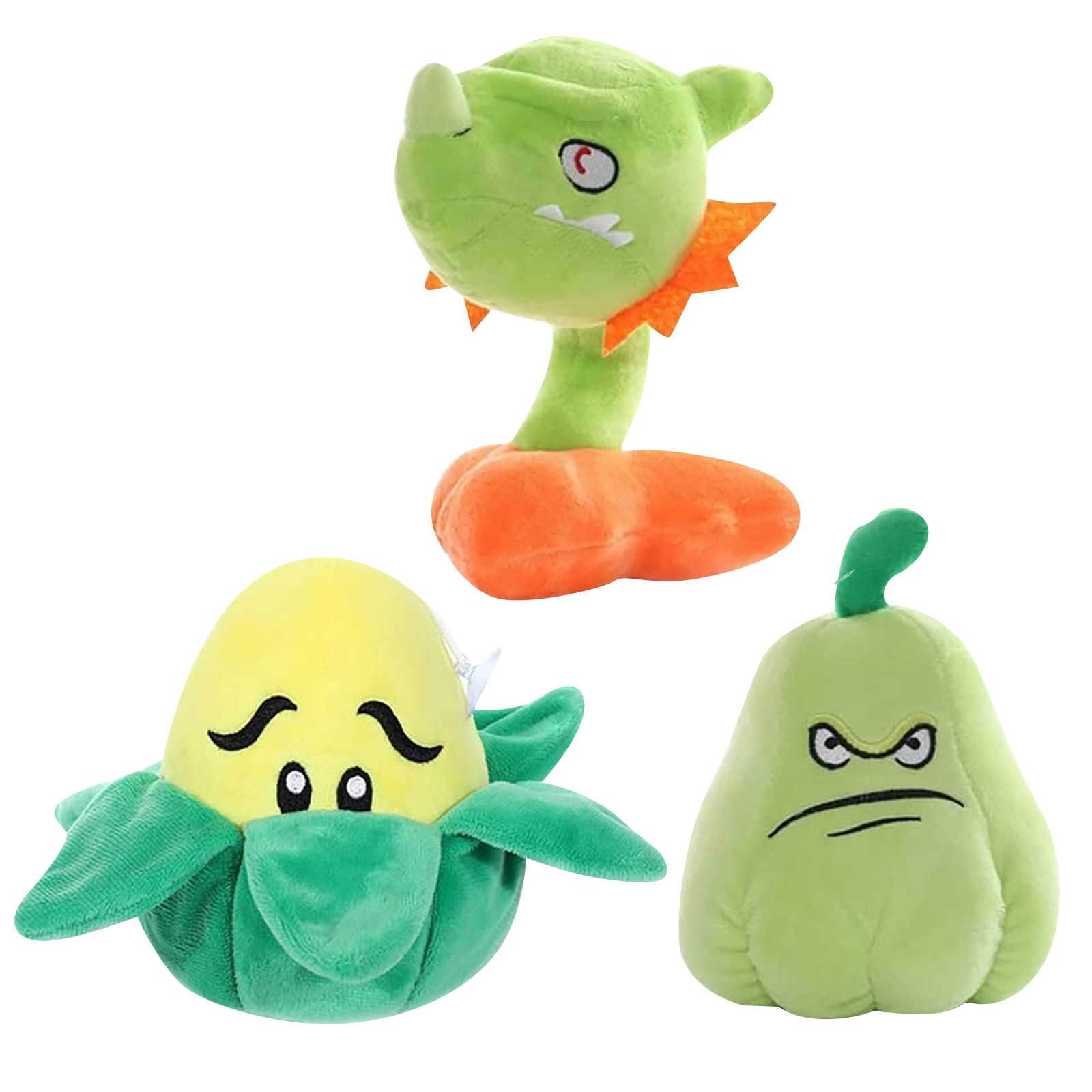 热销全套植物人大战臭僵尸毛绒玩具游戏周边公仔儿童生日礼物毛绒