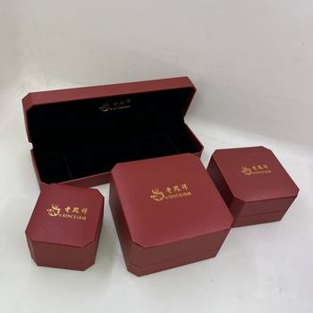 Earring and Jewelry Packaging Box, Lao Fengxiang Necklace, Bracelet, Ring Box, Laomiao Single Ring Storage Jewelry Box