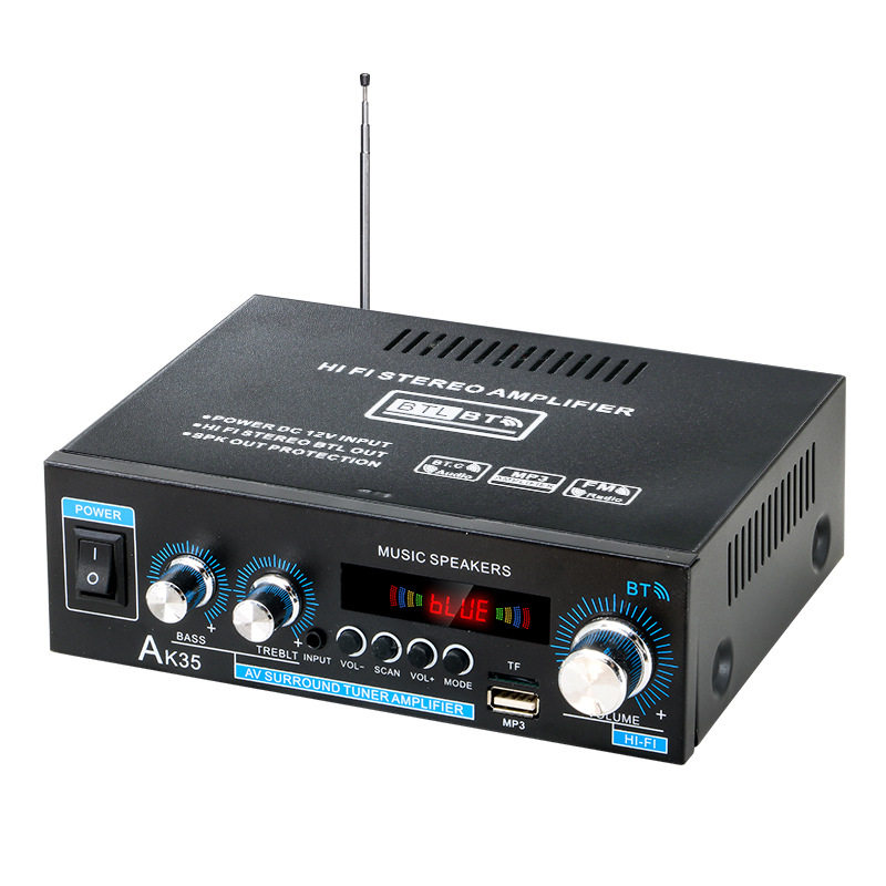 Manufacturers Wholesale Ak35 Digital Amplifier Bluetooth U Disk Amplifier Two Channel Amplifier