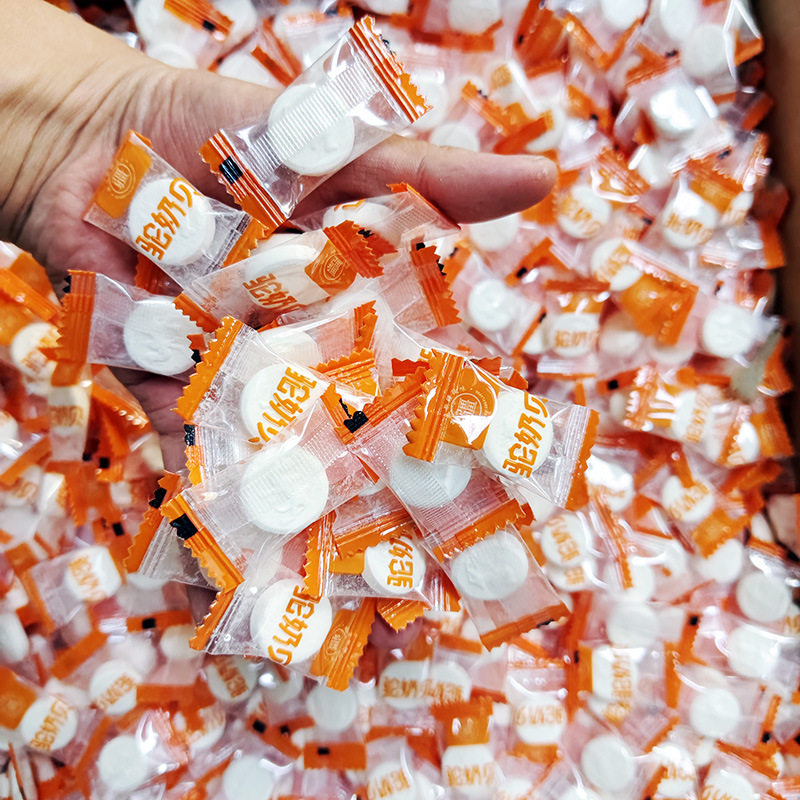 Xinjiang Specialty Milk Slices Original Flavor Cow, Sheep and Alpaca Milk Slices 260G/Bag Quality Snacks Milk Cheese Slices Wholesale