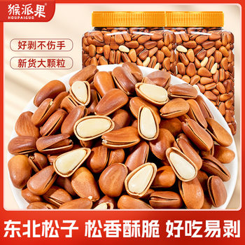New Northeastern Pine Nuts Specialty Grade Large Particles 500g Nuts and Dried Fruits Bulk Snacks Open Wholesale Roasted Seeds 2025