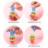 Children's luminous gyro toy creative boys and girls rotating launch flash gyro kindergarten Elementary School student prize