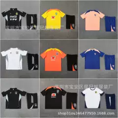 Wholesale 2526 Brazil Jersey France Argentina Portugal German Japan Short Sleeve Football Training Suit Football Uniform