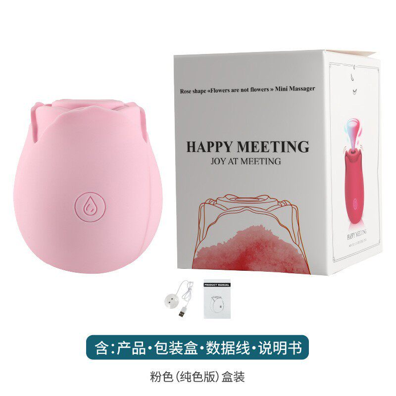 rose vibrator, sucking vibrator, vibrator, female massage masturbation device, female adult products