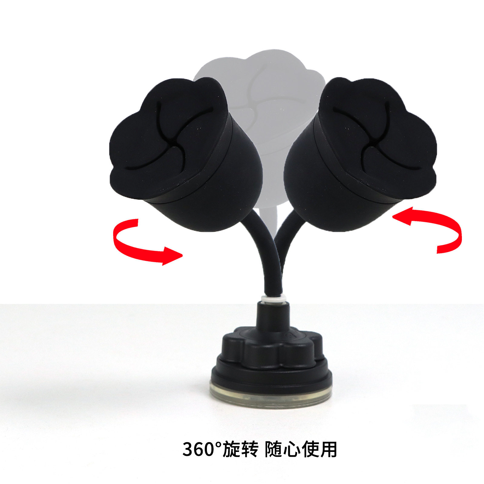 Cross-Border Hot Product Nail Polish Bottle Rack Household DIY Manicure Tools Strong Adsorption 360-Degree Rotating Nail Polish Support Rack