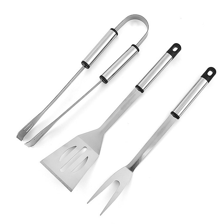 Bbq Outdoor Stainless Steel Barbecue Tools 3-Piece Set Grill Multifunctional Spatula Fork Grill Set Amazon