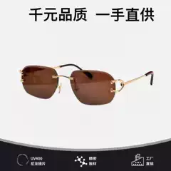 New Frameless Sunglasses CT0468S: Square-Shaped Men's and Women's Fashion Shades for Street Style