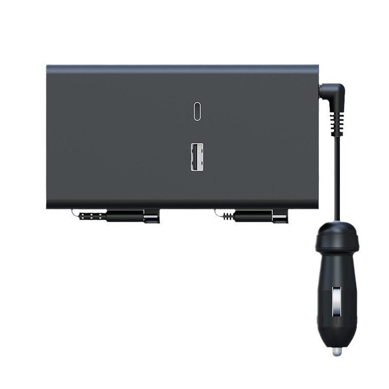 New Car Charger rear one drag two cigarette lighter Apple/Typec telescopic mobile phone computer multi-function