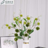Cross-Border Wholesale Artificial Chestnut Fruit Artificial Green Plants Home Furnishings Decoration Scenery Fake Flowers Landscaping Long Branch Fake Flowers
