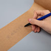 Mute surface plus adhesive kraft paper tape degradation environmental protection writable no plastic box water-free kraft paper self-adhesive paper tape