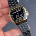 168 alloy gold shell black with negative display