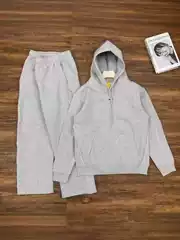 Nocta Co-Branded Ss25 Logo Printed Fleece Hooded Sweatshirt Asian Version Unisex Set Casual and Versatile