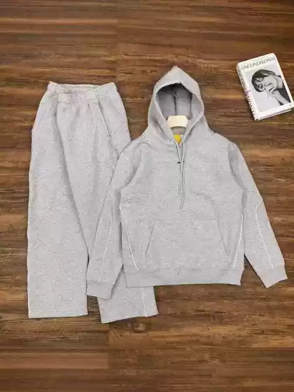 Nocta Co-Branded Ss25 Logo Printed Fleece Hooded Sweatshirt Asian Version Unisex Set Casual and Versatile