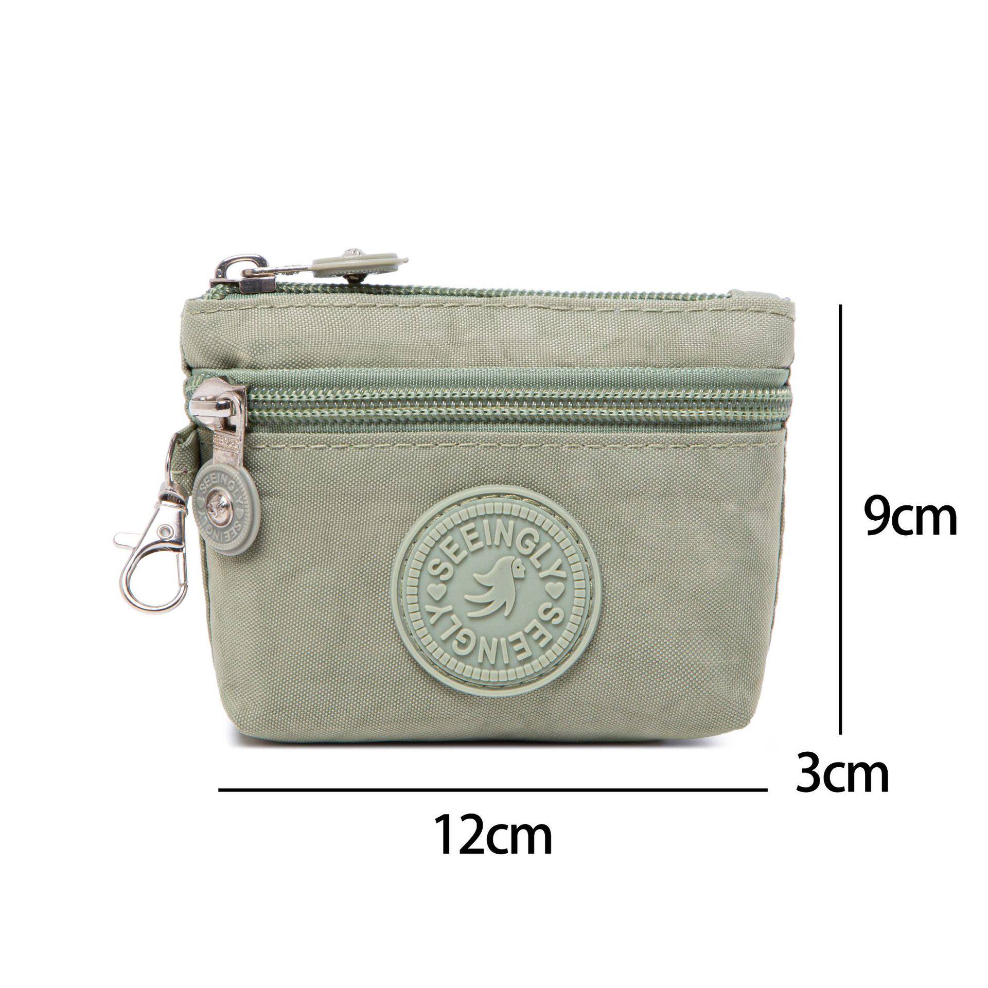 Factory Direct Sales Foreign Trade Coin Purse New Simple Cross-Border Gift Water-Repellent Nylon Zipper Coin Purse Wholesale