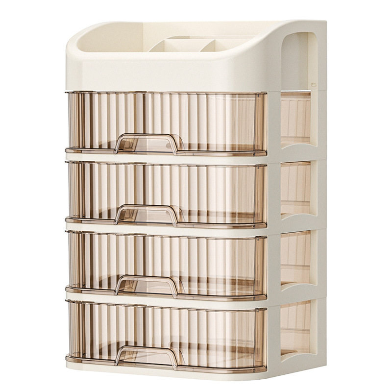 Desktop Storage Box, Drawer-Type Makeup Table, Cosmetics Storage Rack, Compartmentalized Storage Box, High-End and Luxurious