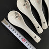 White ceramic spoon home and flower rhyme spoon spoon spoon spoon dollar store supply