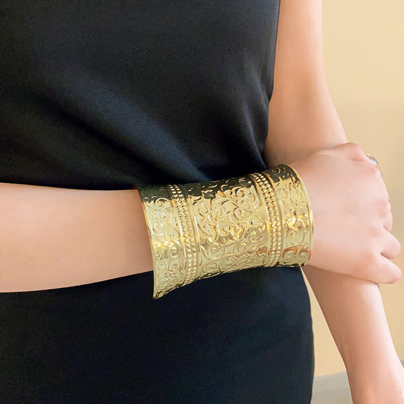 欧美跨境简约时尚手镯臂环小众冷淡风气质手环高级感百搭手饰批发