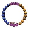 Cross-Border Popular Variety of Three-Element Bracelets, Natural Stone Bracelets, Tiger Eye Stones, Amethyst Bracelets, Direct Supply, Wholesale in Stock