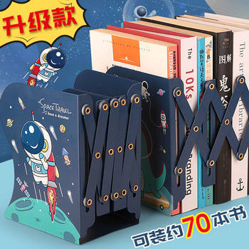 Retractable Book Stand Student Folding Book Stand Simple Table Metal Enlarged Book Clip Stand Bookshelf Bookend Wholesale