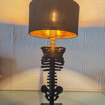 The Skeleton Table Lamp Skull Table Lamp Gothic Home Classic Decorative Lamp Night Light usb