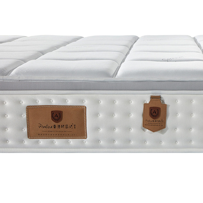 Zero-Pressure Memory Foam Five-Star Hotel Mattress, Dual-Use Soft and Firm Natural Latex, Individually Pocketed Spring Mattress for Guesthouses