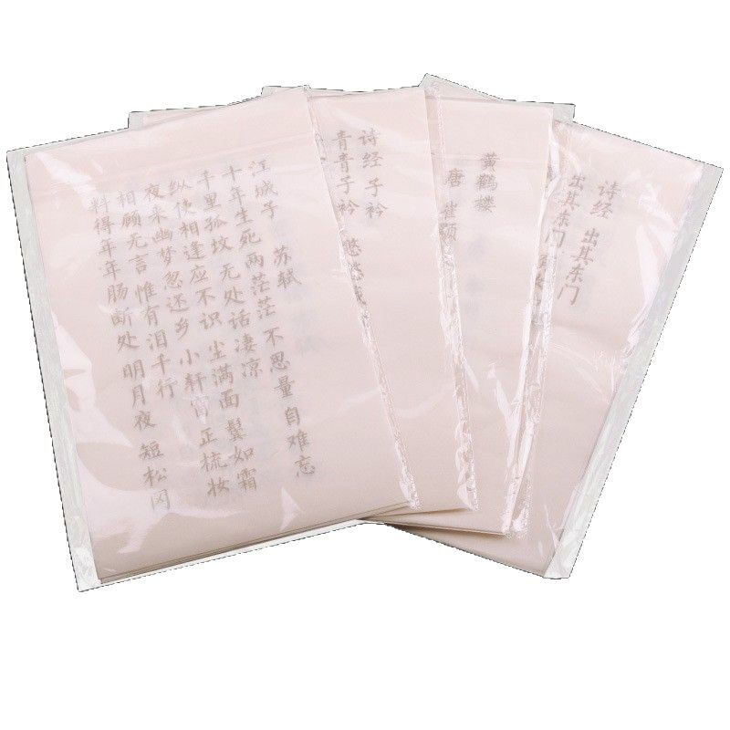 Wholesale Poetry Collection Practice Small Regular Script Copybook Tracing Calligraphy Beginner Student Adult Handwriting Practice Copybook Rice Paper