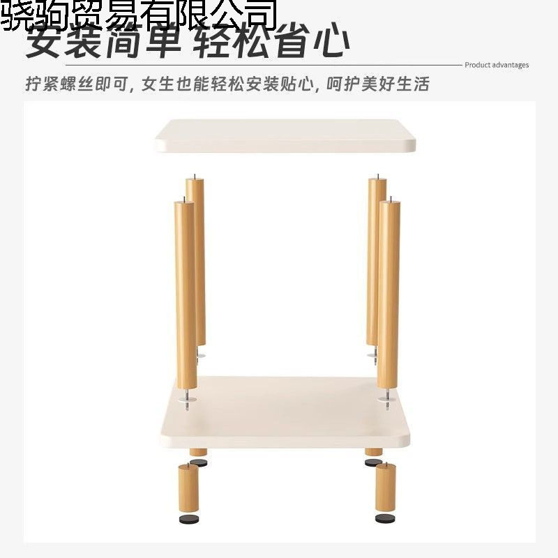 Small Coffee Table in the Middle of the Sofa, Office Side Cabinet, Light Luxury and High-End Rectangular Side Table, Tea Table, Square Table