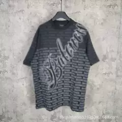 Correct Version B Brand 26 New Style Letter-Printed Short-Sleeve T-Shirt Unisex Summer Fashion Casual Loose Top