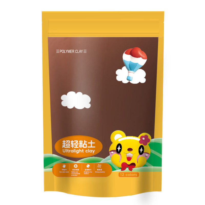 欧美标准黏土批发48色奥宇超轻粘土100克diy儿童玩具太空橡皮彩泥