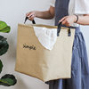 Thickened Cotton and Linen Fabric Storage Basket Clothes Toy Snack Storage Box Household Finishing Large Capacity Folding Storage Basket