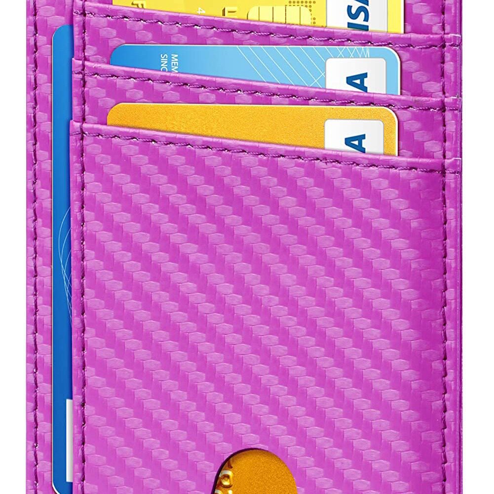 Amazon Card Holder Export Men's Rfid Anti-Theft Brush European and American Card Holder Men's and Women's Cross-Border Card Holder