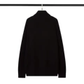 Black turtleneck knitted cardigan