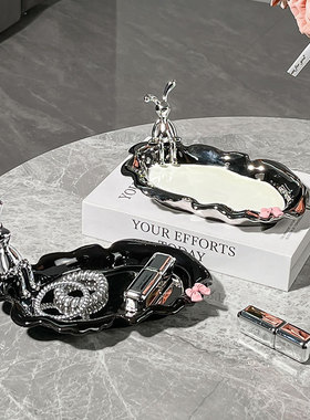 北欧ins风入户玄关杂物收纳鞋柜钥匙置物架客厅桌面家居饰品