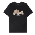 Leopard head decapitated bear Black