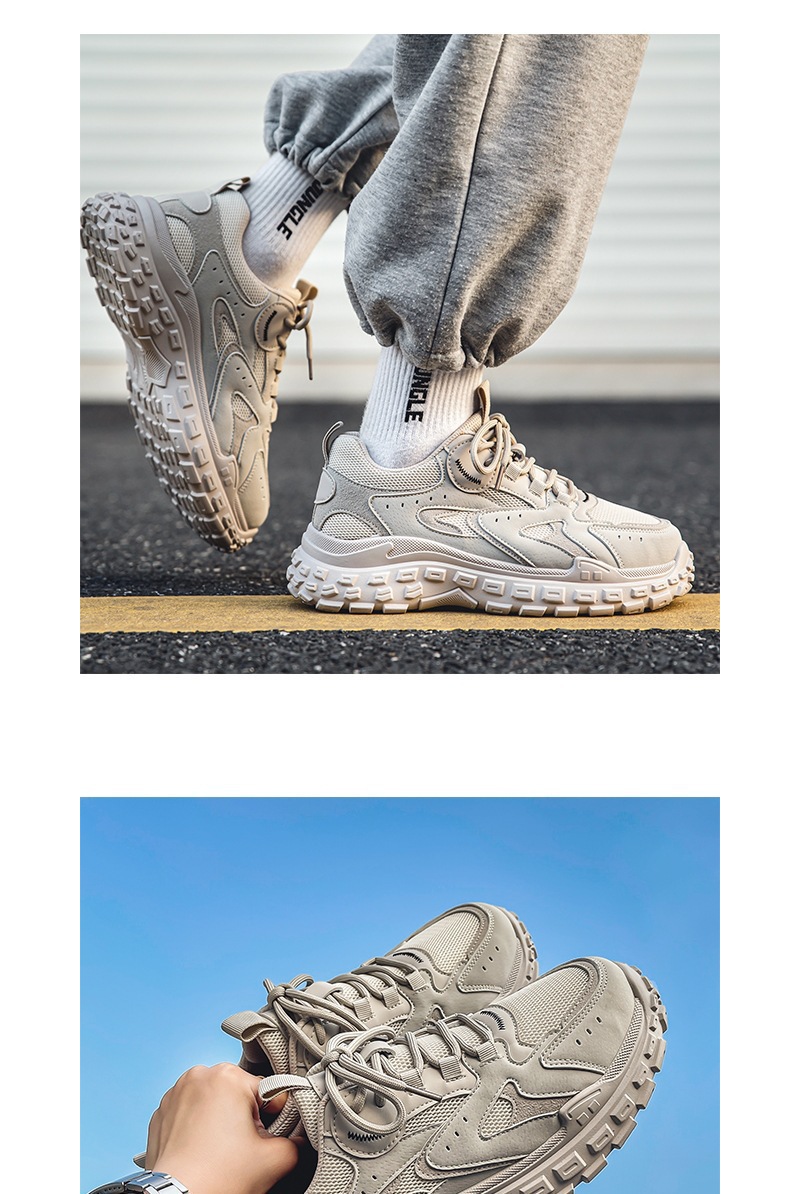 Autumn Men's Shoes, Sports and Leisure Dad Trendy Shoes, Versatile Work and Construction Site Non-Slip Wear-Resistant Tire-Soled Labor Protection Shoes 7 O1CN01W6t2h01fAw5T7Ywuv !!2216819813967 0 cib