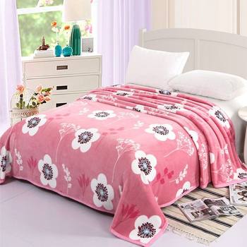 Blanket Winter Flannel Bed Sheetss Coral Velvet Blanket Thickeneded Warm Student Dormitory Double-Sided Plush Mattress Blanket