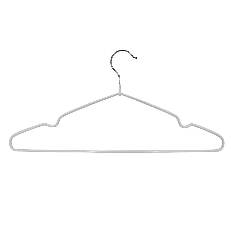 Pvc-Coated Iron Clothes Hangers, Non-Slip, Sturdy, Traceless, Household Clothes Hangers, Storage, Wholesale Drying Racks, Modern and Simple