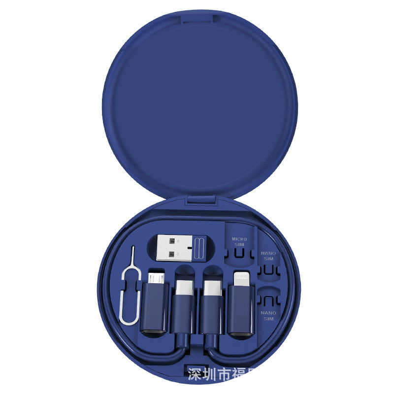 【ブルー】ハイライト収納ボックスに鏡がない
