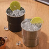 Printed LOGO Outdoor 304 Stainless Steel Beer Cup Camping Portable Step Cup Swallow Cup Stacked Coffee